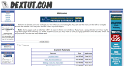 Desktop Screenshot of dextut.com